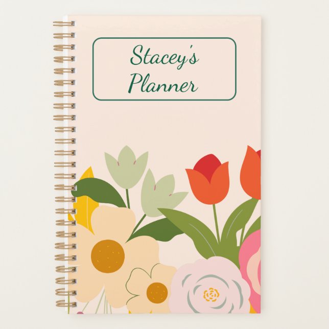 Planificateur floral - Personnalisé (Devant)