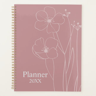 Planificateur floral personnalisé 