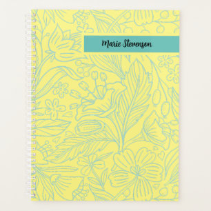 Planificateur floral personnalisé de 12 mois