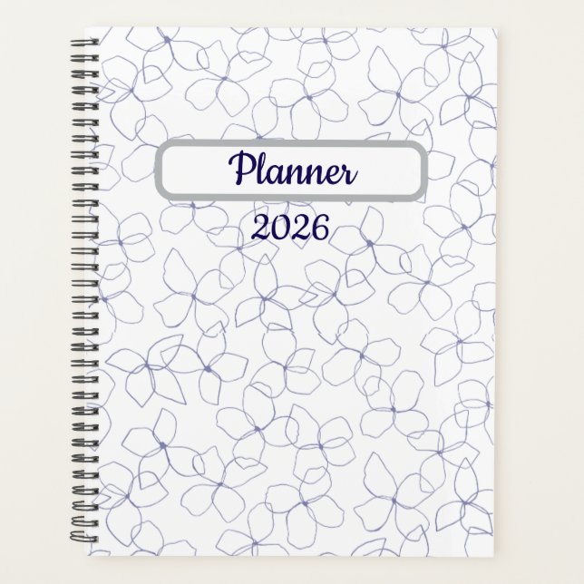 Planificateur floral – Thème floral élégant  (Devant)