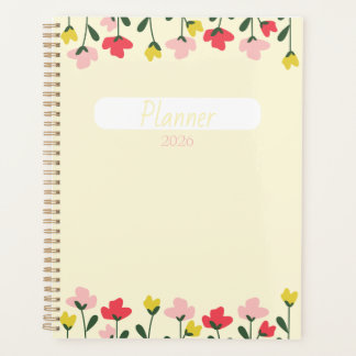 Planificateur floral – Thème floral élégant