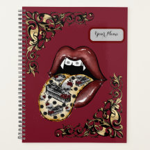 Planificateur Goth Glam Tongue Out