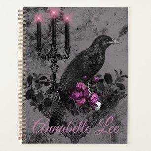 Planificateur gothique Corbeau romantique 2