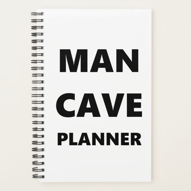 Planificateur Homme Grotte Planner noir Police Bla (Devant)