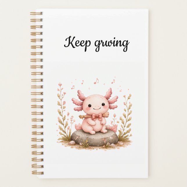 Planificateur Kawaii Axolotl (Devant)