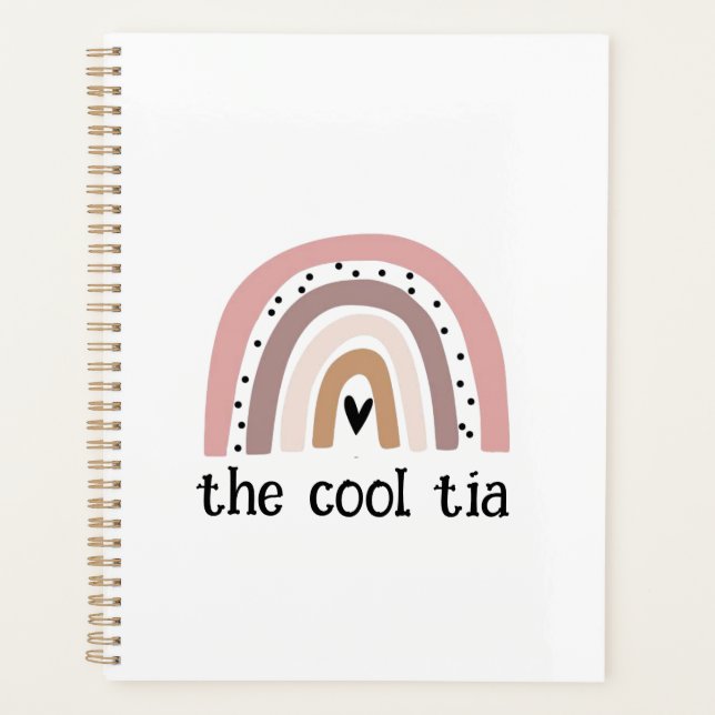  PLANIFICATEUR : LA TIA (TANTE) COOL (Devant)