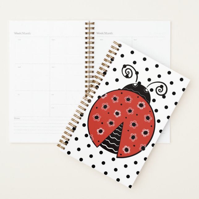 Planificateur Ladybug (Devant avec enveloppe)