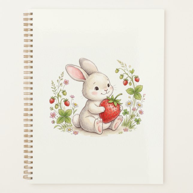 Planificateur Lapin & Fraise (Devant)