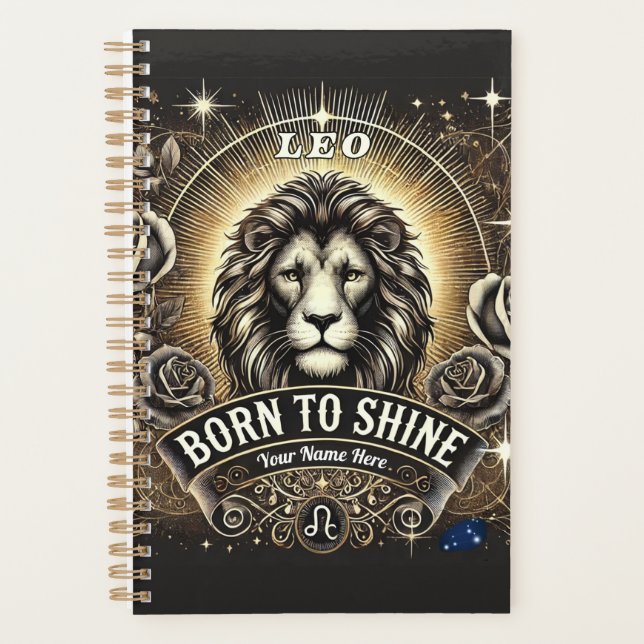 Planificateur Leo "Born to Shine" (Devant)
