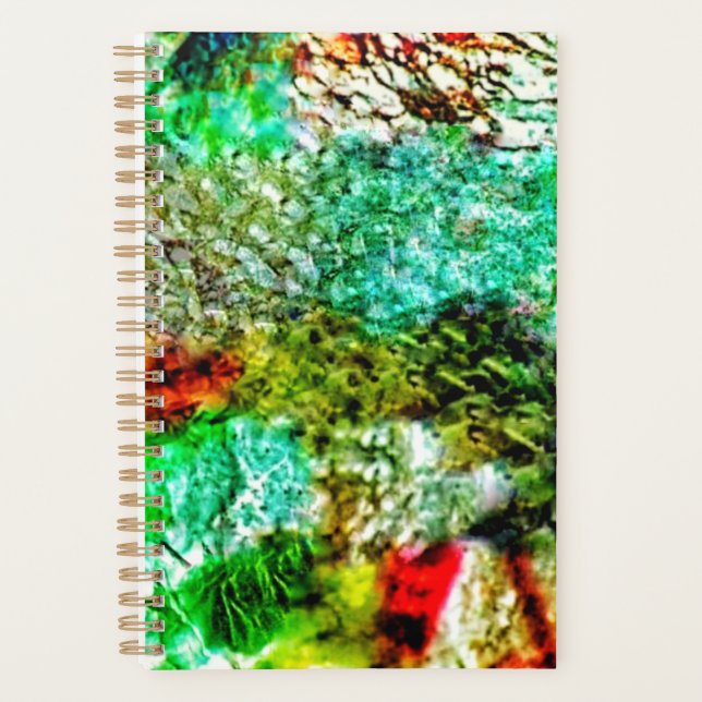 Planificateur lisse jaune blanc,Texture apaisante  (Devant)