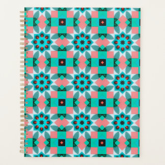Planificateur Mandala Corail & Menthe