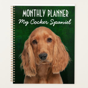 Planificateur mensuel Cocker Spaniel