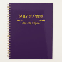 Planificateur Minimaliste Loyal Plum Gold