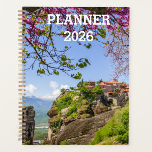 Planificateur Montagne & Fleur de Cerisier Rose 20
