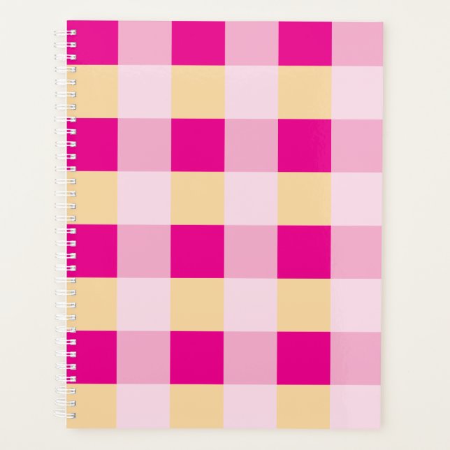 Planificateur Motif Checkerboard (Devant)
