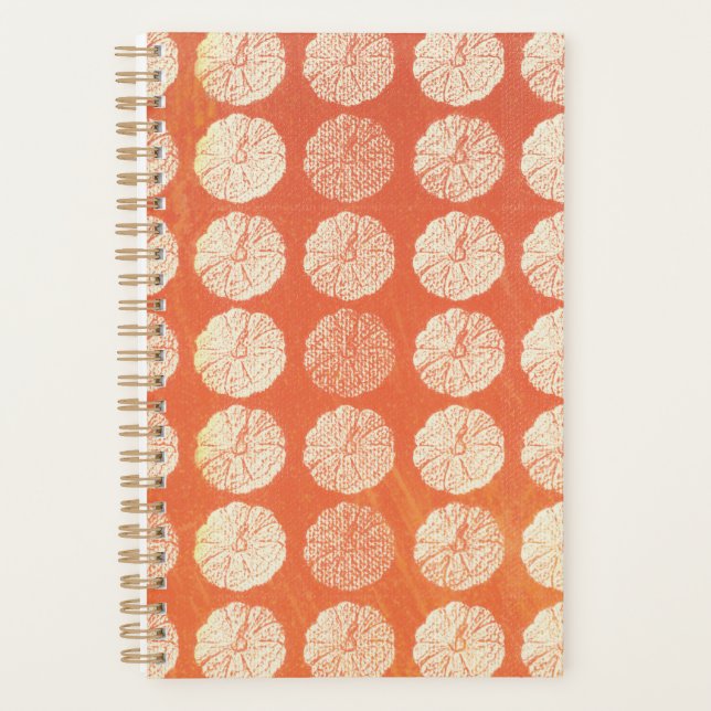 Planificateur Motif citrouille (Devant)