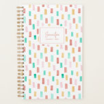Planificateur Motif couleur aquarelle<br><div class="desc">Planificateur Motif couleur aquarelle</div>