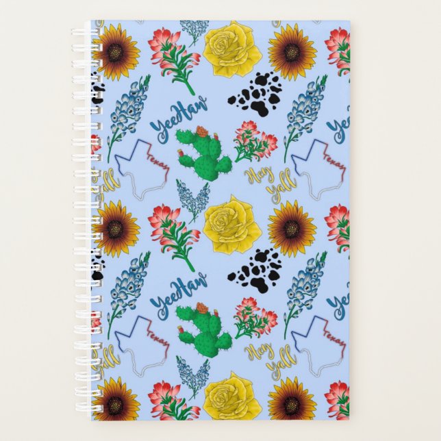 Planificateur Motif texan mou (Devant)