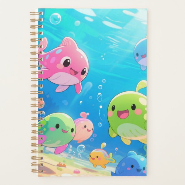 Planificateur Ocean Cuties - Plongez Dans L'Organi (Devant)