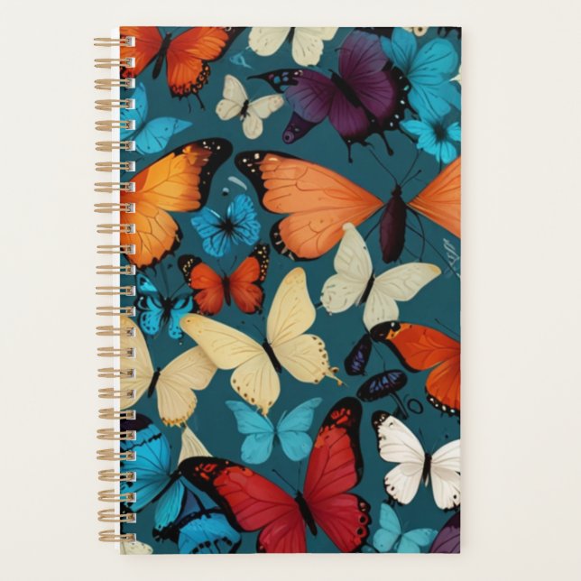 Planificateur Papillon Élégant (Devant)