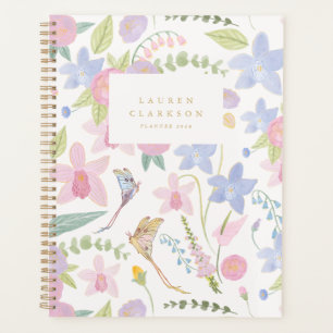 Planificateur papillon floral fantaisiste