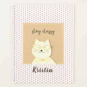 Planificateur personnalisable Stay Classy Smiling 