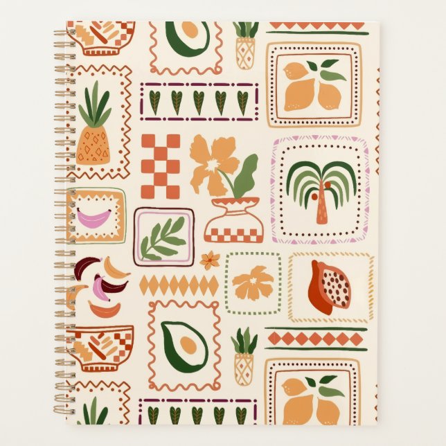 Planificateur personnalisé 2025 | Hebdomadaire et (Devant)