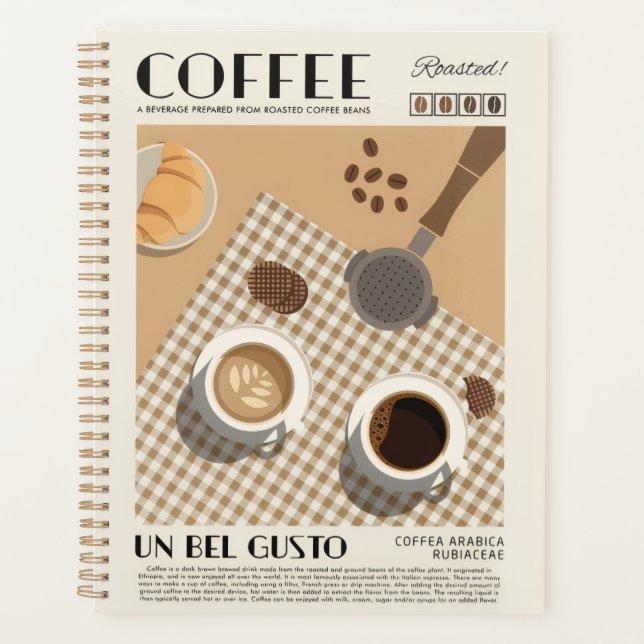 Planificateur personnalisé | 21,6 cm x 28 cm | Heb (Devant)