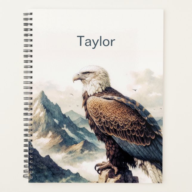 Planificateur Personnalisé, Aigle (Devant)