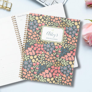 Planificateur Personnalisé Floral Cottagecore