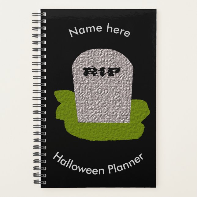 Planificateur personnalisé RIP Tombstone (Devant)