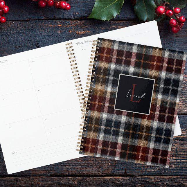 Planificateur personnalisé style Gingham (Créateur téléchargé)