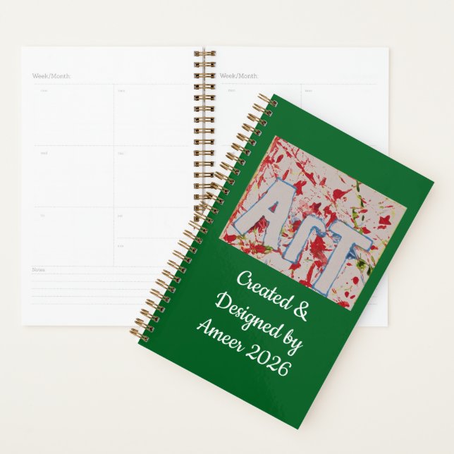 Planificateur personnel (Devant avec enveloppe)