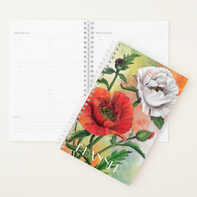 Planificateur Poppies (Devant avec enveloppe)
