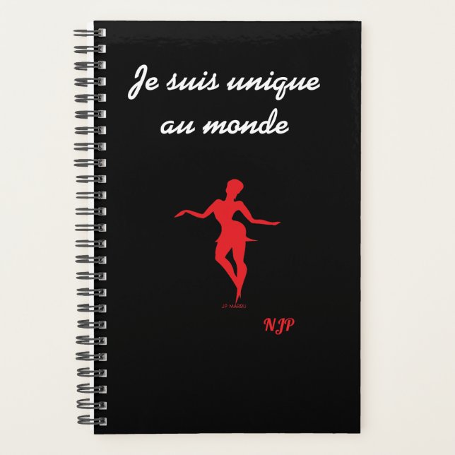 Planificateur pour fixer des objectifs ou des réfl (Devant)