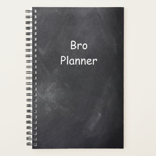 Planificateur Pour Hommes Branner Style Chalkboard (Devant)