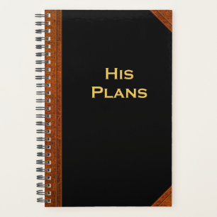 Planificateur Pour Hommes Ses Plans Style Vintage