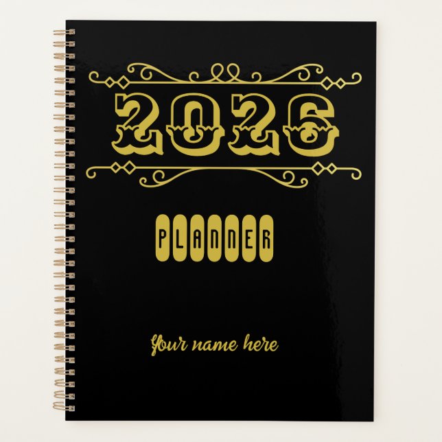 Planificateur pour l'année 2026 (Devant)
