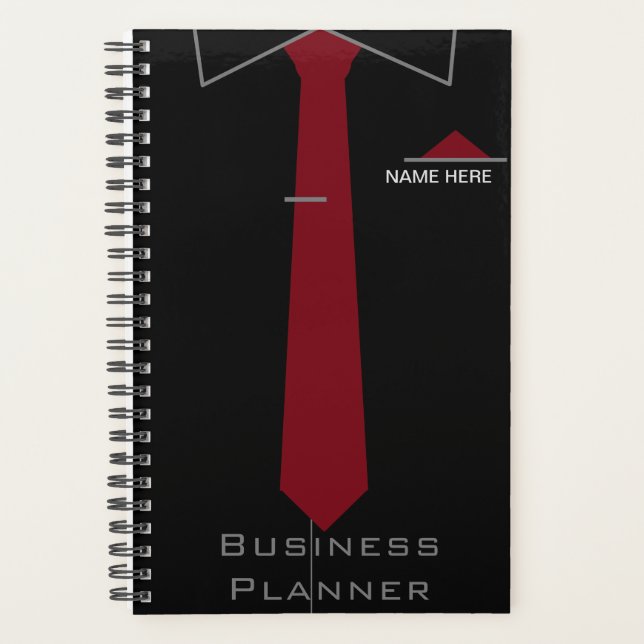 Planificateur professionnel personnalisé avec nom  (Devant)