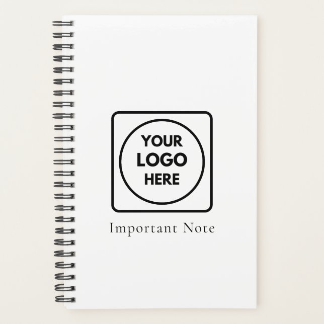 Planificateur Professionnel Simple Logo Personnali (Devant)
