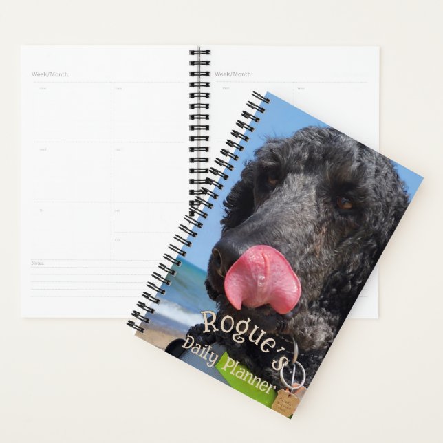 Planificateur quotidien à thème animal de compagni (Devant avec enveloppe)