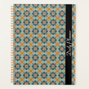 Planificateur quotidien - Aqua jaune bleu par HAMb