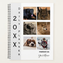 Planificateur quotidien avec capacité de 10 photos