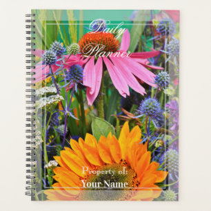 Planificateur quotidien avec fleurs sauvages - HAM