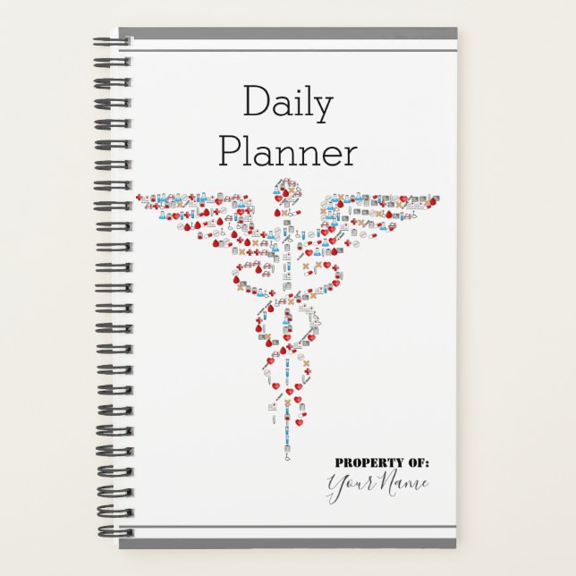 Planificateur quotidien avec thème artistique - HA (Devant)