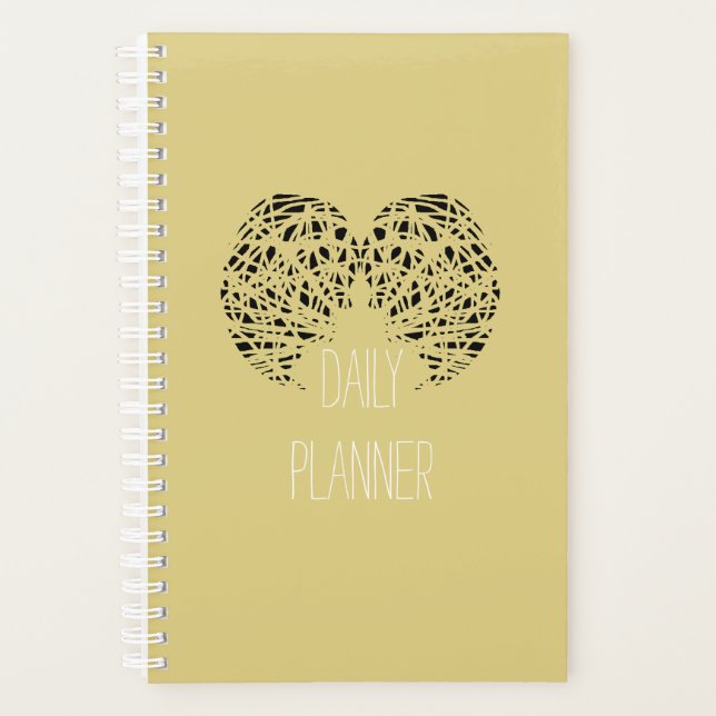 Planificateur quotidien avec thème de méditation - (Devant)