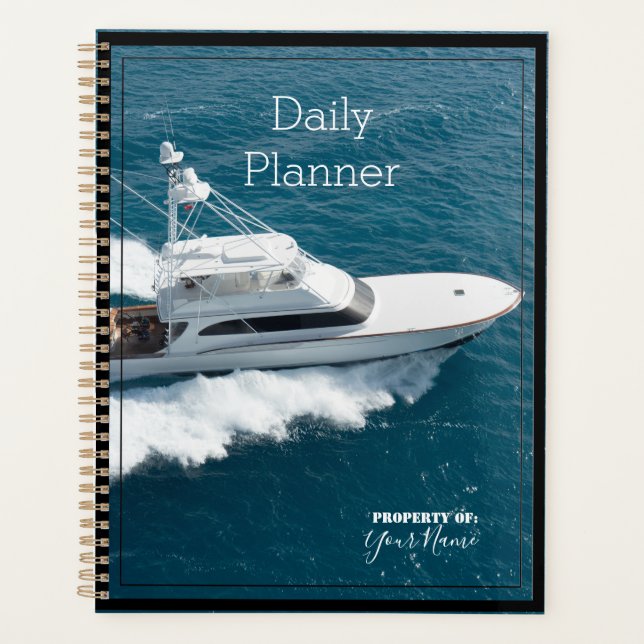 Planificateur quotidien avec thème nautique - HAMb (Devant)