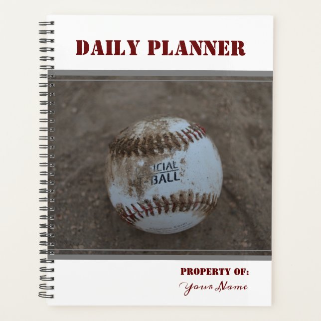 Planificateur quotidien - Baseball - HAMbWG (Devant)