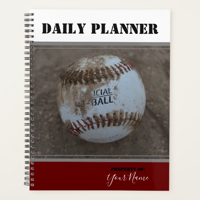 Planificateur quotidien - Baseball - HAMbWG (Devant)