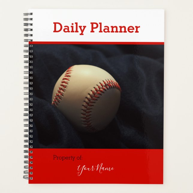 Planificateur quotidien - Baseball - HAMbWG (Devant)